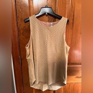 LAPIS SUEDE TANK TOP LARGE